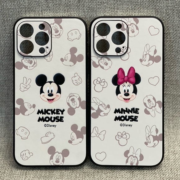 Mickey Mouse Leather Embossed Case in White Color - Picture 6 of 11